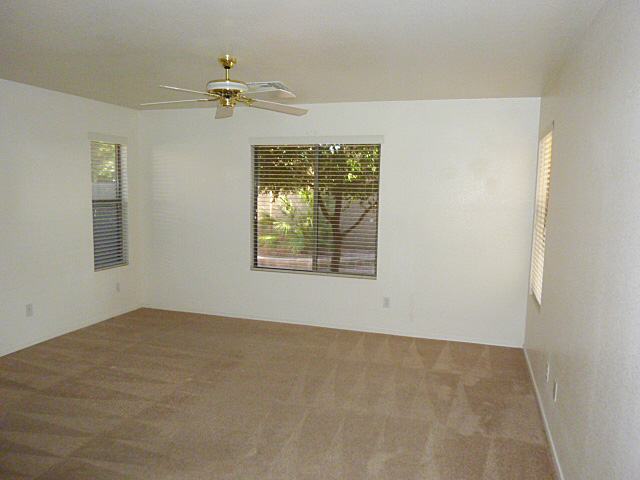 Roomy master bedroom