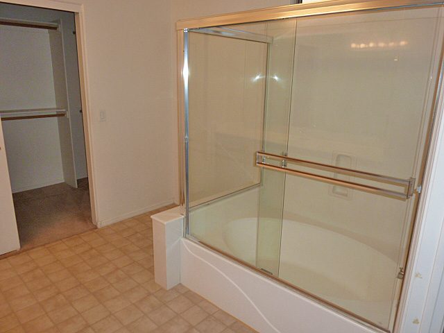 Garden tub with shower in master bath