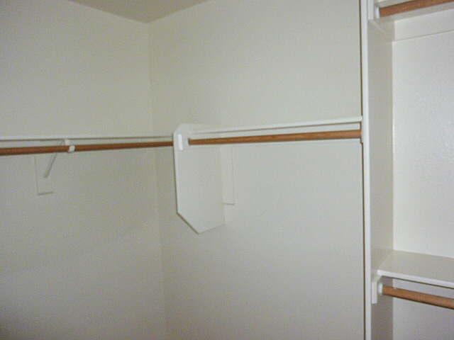 Walk-in master closet