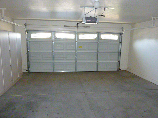 Built-in garage cabinets